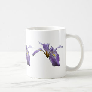 Caneca De Café Flor de Íris Selvagem Roxa