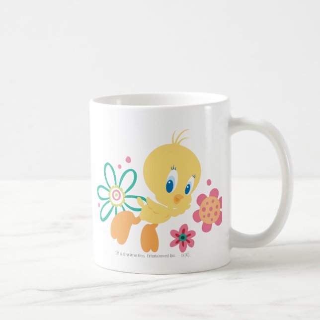 Caneca De Café Flor de linha verde TWEETY™ (Direita)