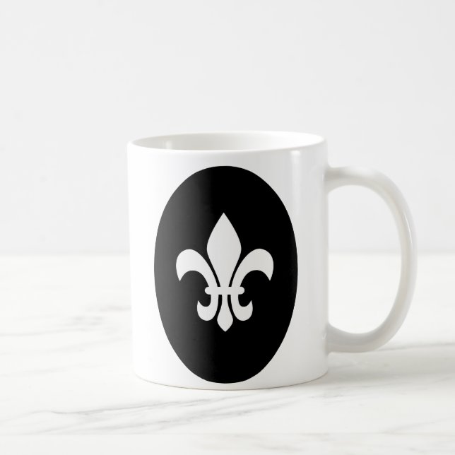 Caneca De Café Flor de Lis (Direita)