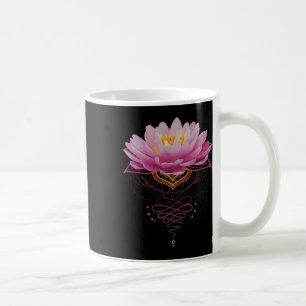 Caneca De Café Flor de Lótus Espiritual Unalome Zen Meditação Yog