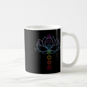 Caneca De Café Flor de Lótus Espiritual Zen Chakras Alinhados Yog