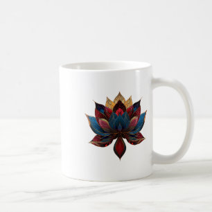 Caneca De Café Flor de Lótus Vintage Budismo Zen Japonês Ioga _4