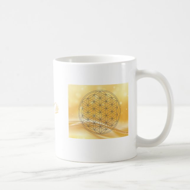 Caneca De Café Flor de Mug Vida (Direita)