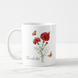 Caneca De Café Flor de Nascimento Cravo