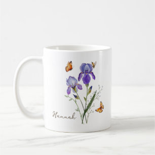 Caneca De Café Flor de Nascimento Íris