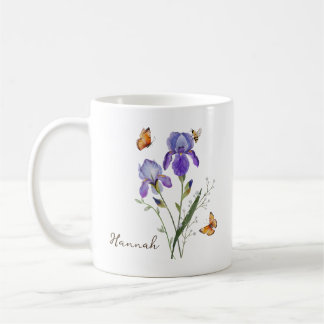 Caneca De Café Flor de Nascimento Íris