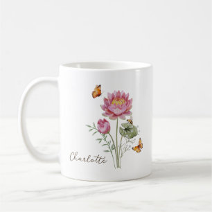 Caneca De Café Flor de Nascimento Lírio de Água