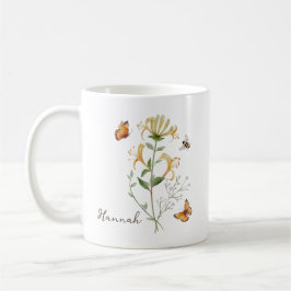 Caneca De Café Flor de Nascimento Madressilva