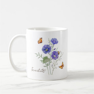 Caneca De Café Flor de Nascimento Morning Glory