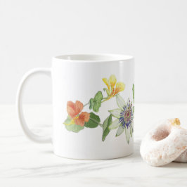 Caneca De Café Flor de paixão, Nastúrbios e Glórias da Manhã