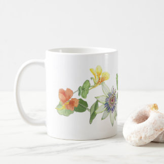 Caneca De Café Flor de paixão, Nastúrbios e Glórias da Manhã