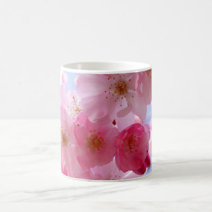 Caneca De Café Flor de primavera rosa