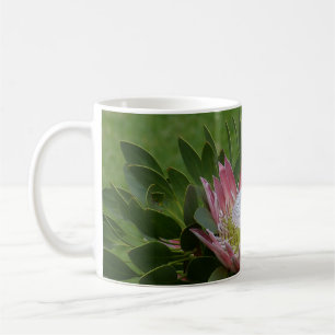 Caneca De Café Flor de Proteína Rosa