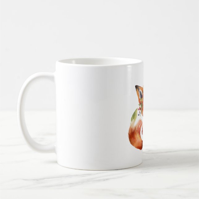 Caneca De Café Flor de Raposa Berry (Esquerda)