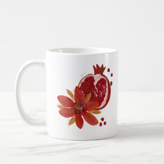 Caneca De Café Flor de Romã