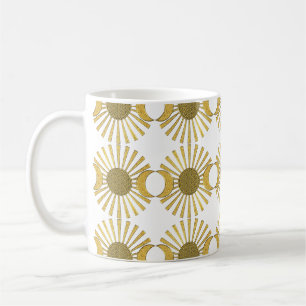 Caneca De Café Flor De Vida / Blume des Lebens - Lua Dourada