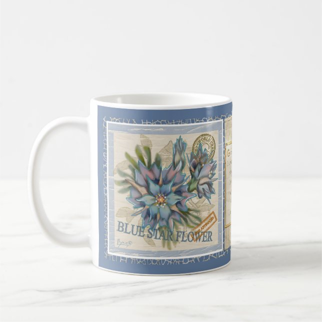 Caneca De Café Flor do gabinete de criação G (Esquerda)