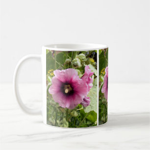 CANECA DE CAFÉ FLOR DO HOLLYHOCK