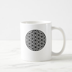 Caneca De Café Flor do símbolo sagrado da geometria da vida