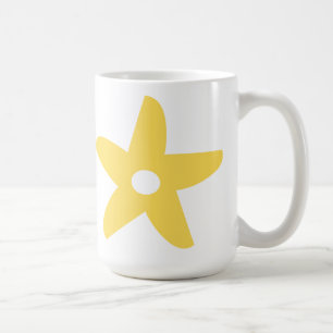Caneca De Café Flor Engraçado