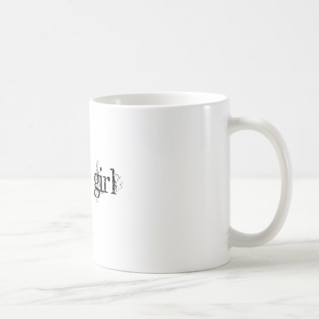 Caneca De Café Flor Girl (Direita)