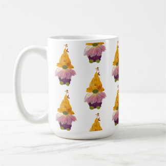 Caneca De Café Flor Gnome Mug