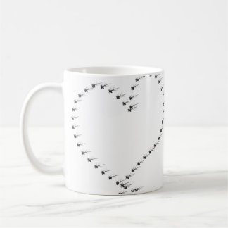 Caneca De Café Flor Heart Mug