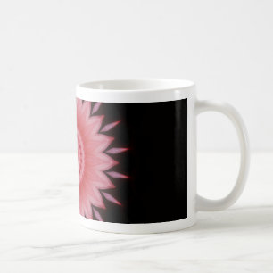 Caneca De Café Flor Mandala a rosa