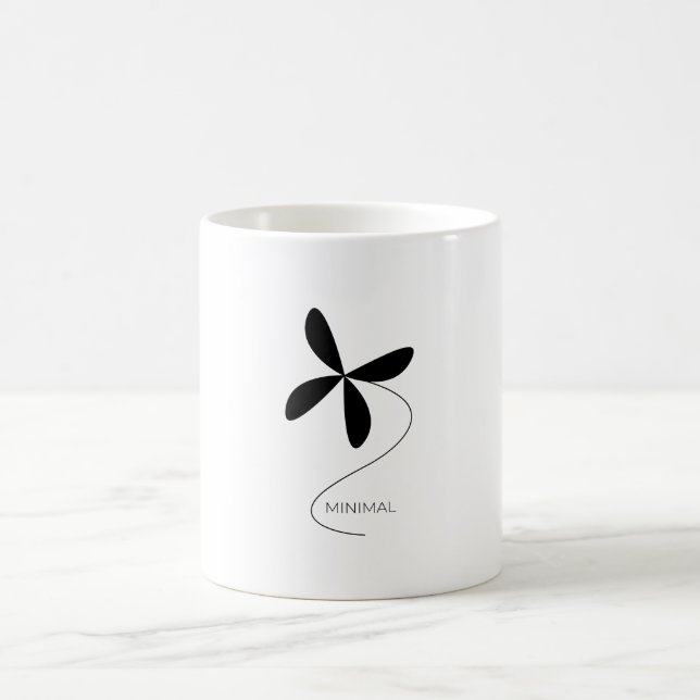 Caneca De Café Flor mínimo (Centro)