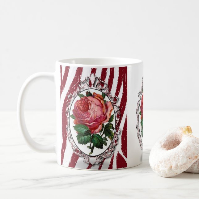 Caneca De Café Flor Mug (Com Donut)
