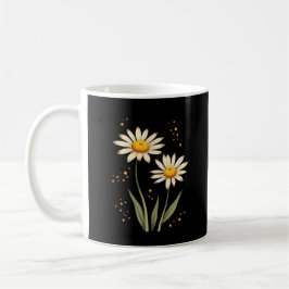 Caneca De Café Flor personalizada de margarida