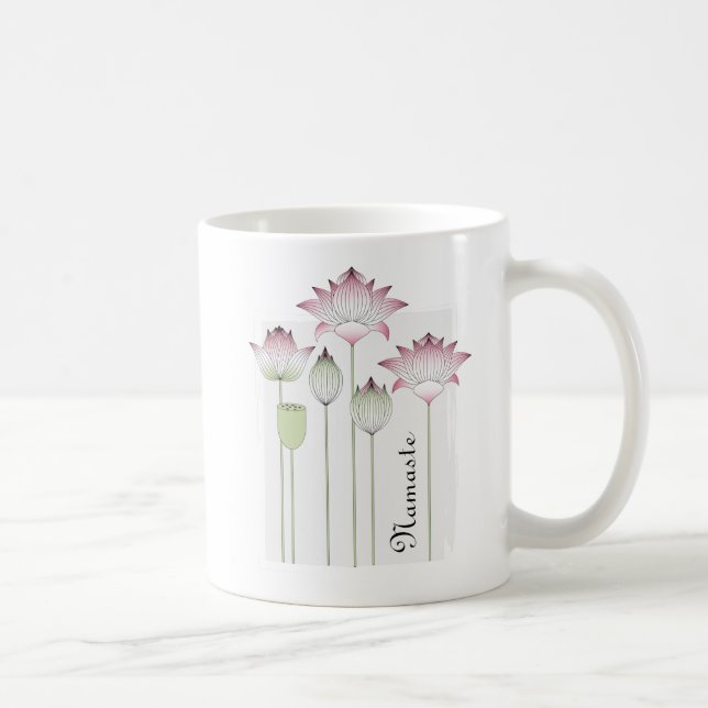 Caneca De Café Flor rosa (Direita)