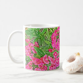 Caneca De Café Flor rosa Bonito