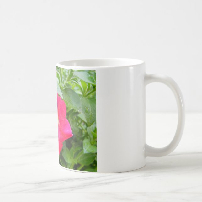 Caneca De Café Flor rosa Petunia (Direita)
