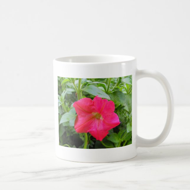 Caneca De Café Flor rosa Petunia (Direita)