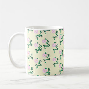 Caneca De Café Flor Rosa selvagem