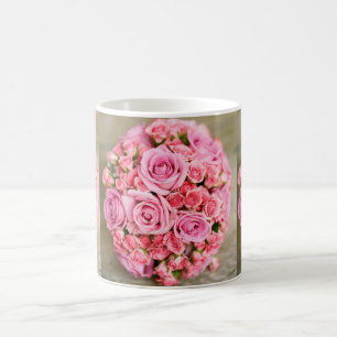 Caneca De Café Flor Rose Bouquet