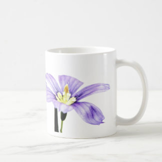 Caneca De Café Flor roxa Pastel
