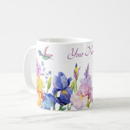 Caneca De Café Flor Roxo do Jardim