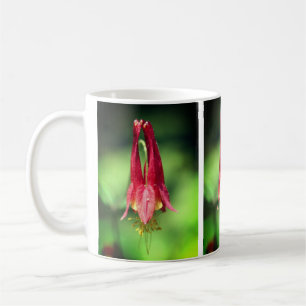 Caneca De Café Flor Vermelho Selvagem Columbina