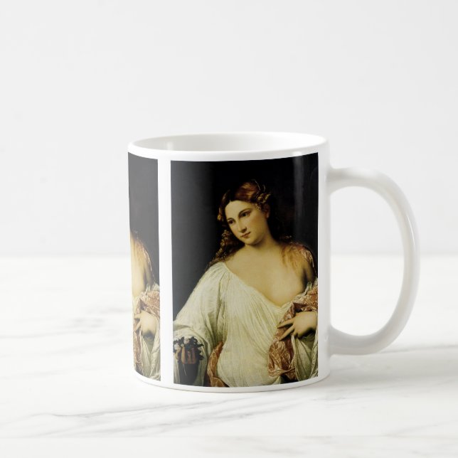 Caneca De Café Flora, por Titian (Direita)