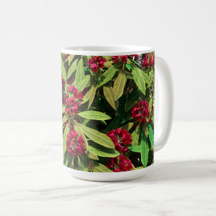 Caneca De Café Floração de Rhododendron
