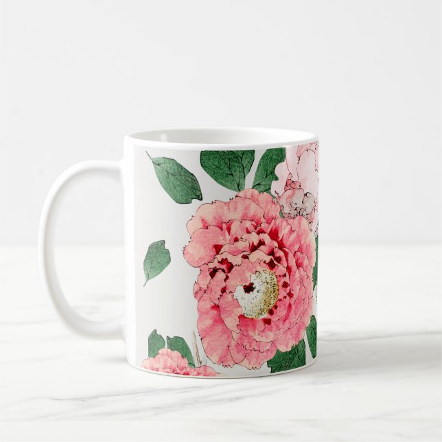 Caneca De Café Floral (Esquerda)