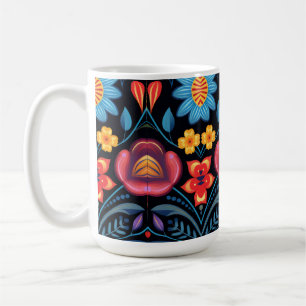 Caneca De Café floral