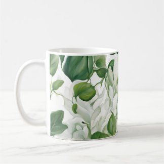 Caneca De Café Floral