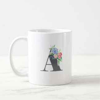 Caneca De Café Floral A