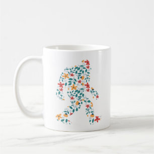 CANECA DE CAFÉ FLORAL BIGFOOT