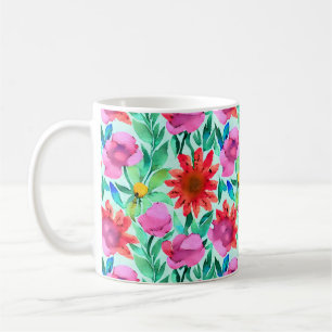 Caneca De Café Floral bonito