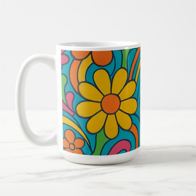 CANECA DE CAFÉ " FLORAL CAFÉ MUG" (Esquerda)