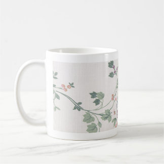 Caneca De Café Floral clássico